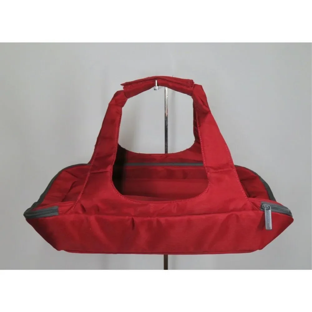 Vintage Pyrex Portables Red Casserole Dish Travel Bag Ice Heating Pack Included